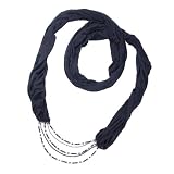 House Of Shakti Purity Of Purpose Scarf Necklace - Black - One Size