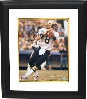 Archie Manning signed New Orleans Saints 8x10 Photo Custom Framed- Steiner Hologram
