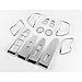SAFE Chrome Interior Molding Trim Cover 12-pc Set For 2011 2012 2013 Kia Sportage R