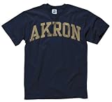 Akron Zips Navy Arch T-Shirt