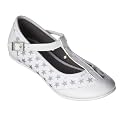Kids' Converse&reg; One Star&reg; Star Print T - Strap Shoes - White