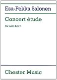 Esa-Pekka Salonen: Concert Etude for Solo Horn (score)