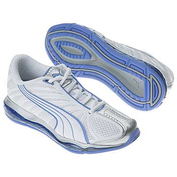 PUMA Women's Cell Voltra Running Shoe,White/Wedgewood Blue,7.5 B PUMA Women's Cell Voltra Running Shoe,White/Wedgewood Blue,7.5 B