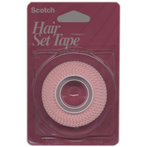 Scotch Hair Set Tape, Created Especially For Hair Styling, 1/2 in. x 650 in. (18 yds) Pack of 12