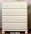 Parker 4-Drawer in Pearl White By Da Vinci Baby Furniture