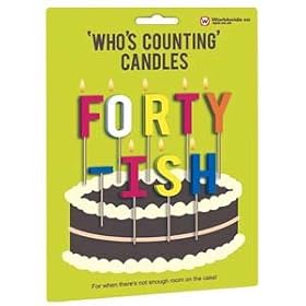 Birthday Cake Candles - Fortyish
