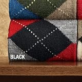 Over-the-Calf Argyle Merino Wool Blend Socks