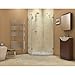 DreamLine Prism Lux 38 in. D x 38 in. W, Frameless Hinged Shower Enclosure, 3/8