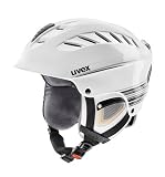 UVEX Damen Skihelm X-Ride Motion Graphic, white/grey, 58-60 cm, S56.6.117.1105
