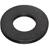 1010 Steel Flat Washer, Black Oxide Finish, Inch, Made in US