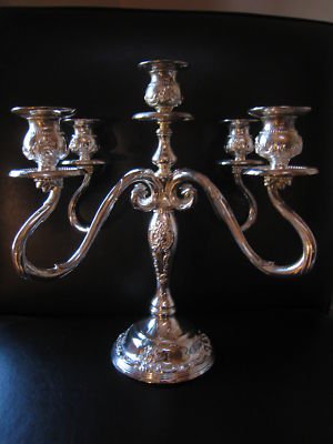 20th Century Baroque Godinger Light Candleabra
