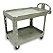 Rubbermaid Premium Universal Shelf Carts - 36"Wx24"D Shelf - 38-1/8"H - Beige