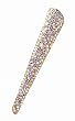 Hair Clip - H71 - Banana Style Encrusted in Swarovski (tm) Crystal Stones ~ Clear AB