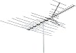 Channel Master 3679 HDTV VHF/UHF-FM Crossfire Antenna