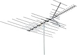 Channel Master 3679 HDTV VHF/UHF-FM Crossfire Antenna