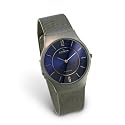 Skagen Men's Blue Face Titanium Mesh Bracelet Watch #233LTTN