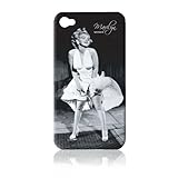 Marilyn Monroe Snap-On Carrying Case for iPhone 4 (Black with Marilyn in a  ....