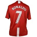 Cristiano Ronaldo Signed Manchester United Shirt - Premiership Home Kit 2007-09