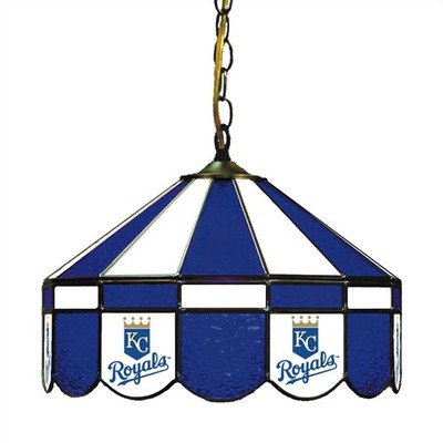 Kansas City Royals Stained Glass Pub Light Style: Swag