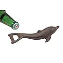 Creative Co-Op Cast Iron Bottle Opener, Dolphin