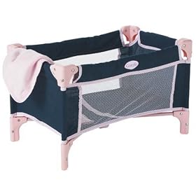 Corolle Baby Doll Navy Blue and Pink Play Pen by Corollle