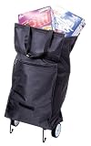 Folding Shopping Bag Cart with Wheels