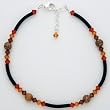 Anklet - Swarovski Crystal and Picture Jasper