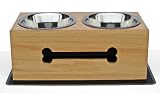 Wooden Double Diner - Raised Feeder - 10