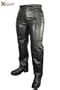 Xelement <font color=magenta>Ladies</font> Five Pocket Motorcycle Buffalo Leather Pants - Size : 20