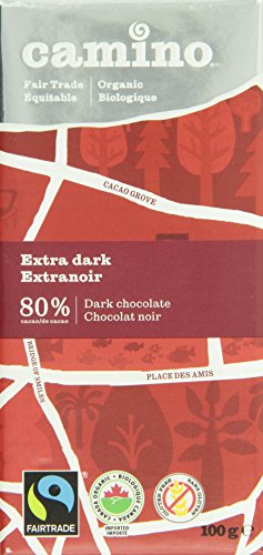 Camino Organic Chocolate Bars-Panama Extra Dark 80-Percent Cocoa, 100G