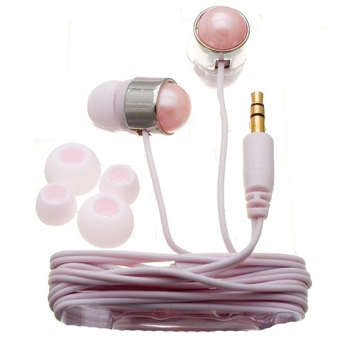 Nemo Digital NF35431 Pearl Stud Earbud (Pink with Pink Wires)