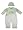 Beyond Basics Kids - Infant Baby Boys Long Sleeved Coverall with Matching Cap, Lime Green, White (Size 24Months)