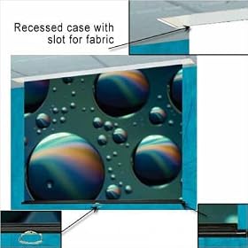 Draper Glass Beaded Access / Series M with AutoReturn Manual Screen - 70