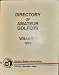 Book Directory of Amateur Golfers (volume 1) (Arizona Nevada Utah)