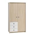 Studio Wardrobe- Maple/ White