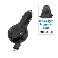 Retractable Car Charger for Blackberry Bold 9900