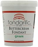 Fondarific Buttercream Green Fondant, 32 Ounces
