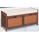 Island Collection Bench with 2 Drawers by Organize It All