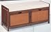 Kitchen & Housewares : Island Collection Bench with 2 Drawers