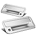 Chevy C/K Series/Tahoe/GMC Yukon 2pcs Exterior Door Handle Cover with Passenger Keyhole (Chrome)