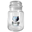 Memphis Grizzlies 31oz Glass Candy Jar - Primary Logo NBA Basketball