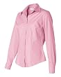 Ladies' Long Sleeve Silky Poplin Shirt