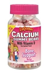 L'il Critters Calcium w/ Vitamin D - 200 Fun Swirled Flavored Gummy Bears