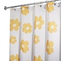 InterDesign Poppy Shower Curtain, Yellow