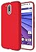 Moto G4 Case, Diztronic Full Matte Slim-Fit Flexible TPU Case for Motorola Moto G⁴ and Moto G⁴ Plus (4th Generation Only) 2016 (Matte Red)
