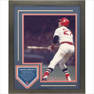 Carlton Fisk 1975 World Series Legendary Moments 11x14 Framed Collage - Framed MLB Photos, Plaques, and Collages