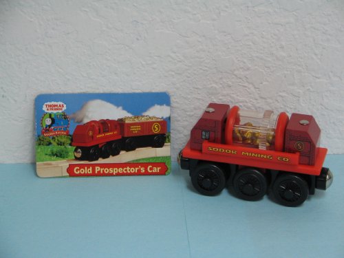 GOLD SIFTING CAR THOMAS & FRIENDS WOODEN TRAIN LOOSE ITEM