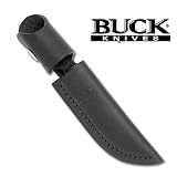 Buck Woodsman Fixed Blade Sheath Black Leather by Buck