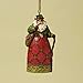 Jim Shore Heartwood Creek Irish Santa Stone Resin Hanging Ornament, 4.6”, Christmas