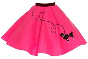 Poodle Skirt for Girls Size Medium 7/8/9 Hot Pink